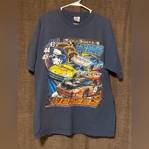 NASCAR Vintage 2001 All The Kings Horses Richard Petty Double Sided Tee Mens XL